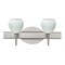 Besa Lighting Tay Tay Vanity, Carrera, Satin Nickel Finish, 2x5W LED 2SW-560519-LED-SN - alternate 1